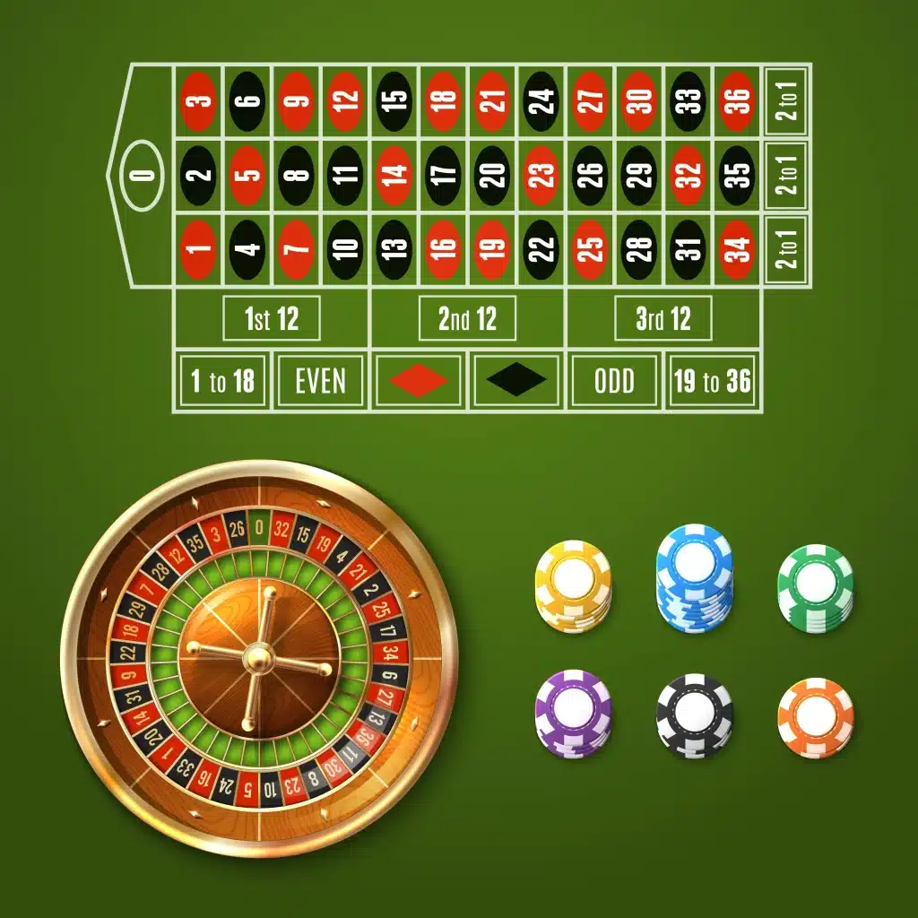 elementos de la ruleta